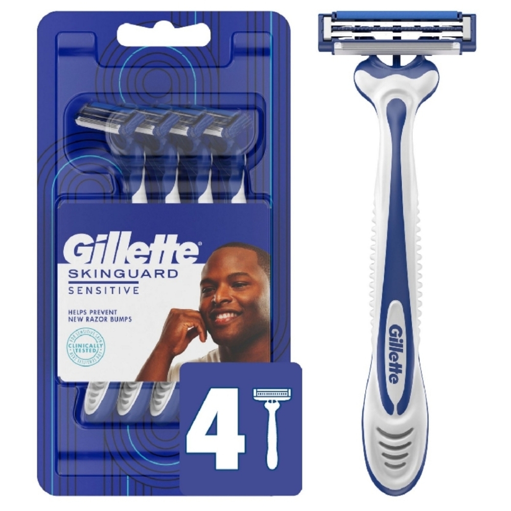 ⭐4/$15 Gillette Skinguard Sensitive 2-Blade Disposable Razor, 4 CT - Picture 5 of 11